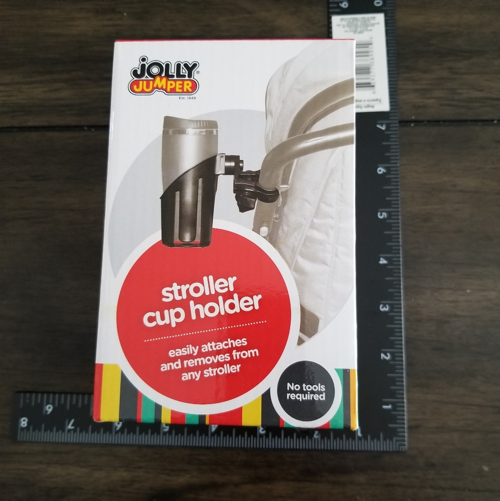 Jolly jumper stroller cup holder